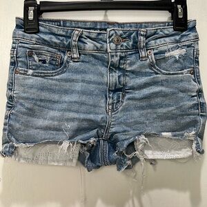 American Eagle High Rise Shortie shorts